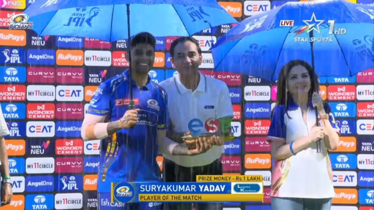 Funny Interview of Suryakumar Yadav in rain